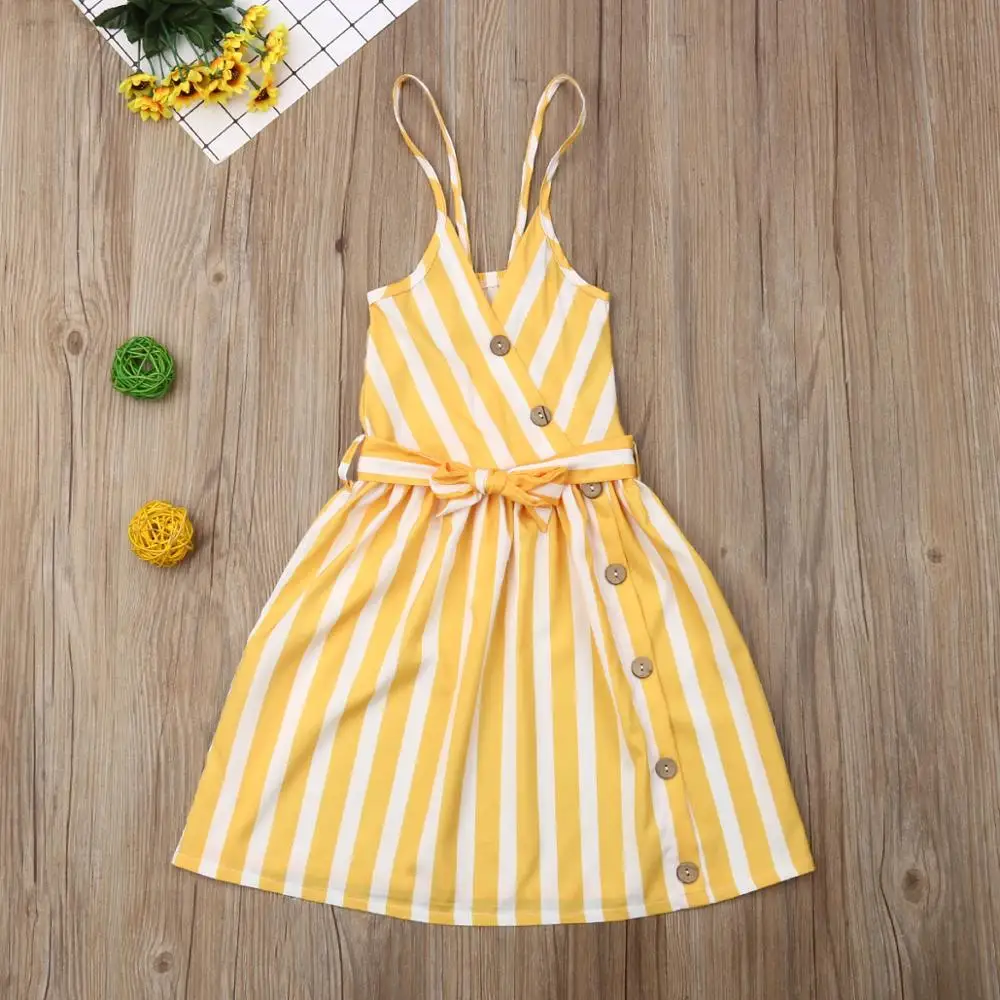 Wonderbaar Summer Toddler Kids Baby Girl Clothes Backless Party Maxi Dress EW-91