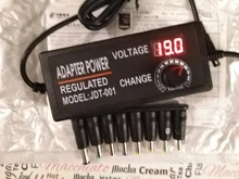 Regulated Power-Supply Display-Screen-Voltage Universal Adapter Adjustable 12 24-V 5V