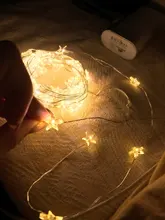 Fairy-Lights Battery-Operated Party-Use Copper 60-Star Outdoor LED Xmas Long for Silver-Color