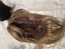 Synthetic-Wig Wavy Hair Side-Bangs Heat-Resistant Cosplay Golden-Blonde Layered Natural