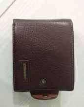 Cartera corta de alta calidad para hombre, monedero de cuero genuino, garantía de calidad, novedad de 2018, envío gratis