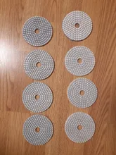 Uds 3/4 lijado disco de mojado almohadillas de pulido de diamante de granito, mármol pulidora de piedra Flexible de herramientas de mano