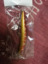 3D Eyes Floating Minnow Wobblers Fishing-Lure Laser Crankbait Aritificial Hard-Plastic