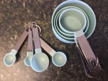Cup Spoons Measuring-Tools Kitchen-Gadgets Pp-Baking-Accessories Plastic-Handle Multi-Purpose