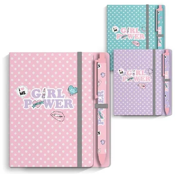 

Notepad C/Rubber and Pen Girl Power 11.5x1.8x15cm