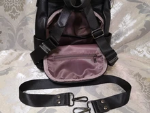 Bolso de viaje antirrobo para mujer, de gran capacidad Mochila de cuero, estilo escolar, bandolera de hombro individual