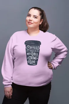 

Angemiel Wear Coffee Cup Pink Women Sweatshirts