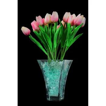 

LED flower tulips 21 PCs Pink (green)