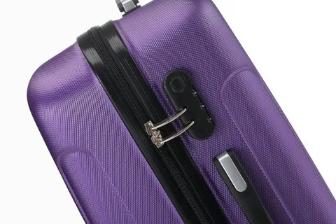 Purple suitcase Bangkok