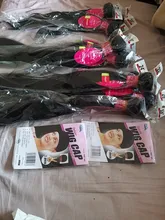 Vanlov recto pelo brasileño recto mechones de cabello humano postizo Natural negro 1/3/4 piezas/mucho 100% extensiones de cabello humano cabello Remy