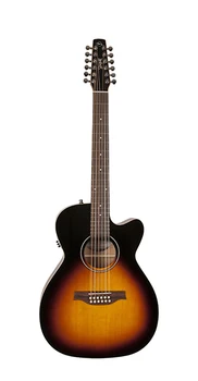 

042296 S12 concert hall electro acoustic 12 string guitar, with cutout, Seagull
