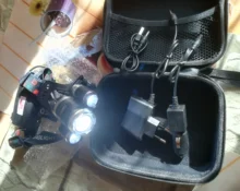 Led Headlamp Torch Flashlight Zoom Rechargeable