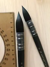 1 pincel de acuarela de artista estilo francés pinceles de pintura puntiagudos para pintura a mano pincel de pintura de Color agua suministros de arte