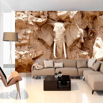 

Wall mural-Stone Elephant (South Africa) - 100x70 cm
