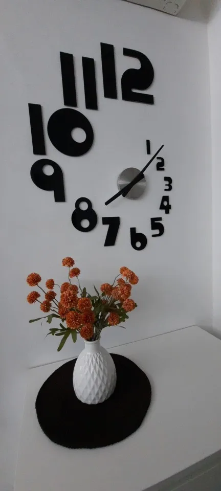 Creative DIY Stickers Wall Clock – HOME ART LOVERS