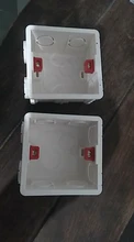 Mounting-Lining-Box Socket Cassette Wall-Switch Wallpad White-Wall for 86--86mm Universal