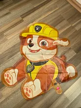 Figuras de acción de la Patrulla Canina, Set de juguetes de cumpleaños de Chase Marshall Sky Rubble, figura de globos de látex, decoración de fiesta, regalo