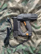 DEKO-pistola de aparejos y grapadora eléctrica, DKET02, grapa de muebles, para marco con grapas y herramienta de carpintería