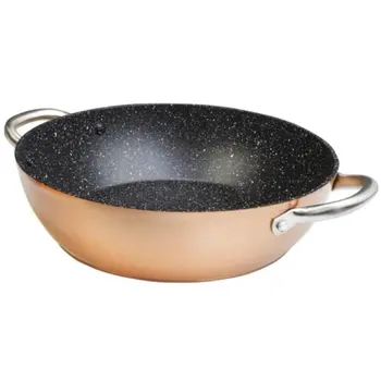 

CASSEROLE LOW 28CM IND ALUM.FORJ/TEF/PIED PROFESSIONAL COPPER W