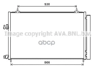 Ava To5679d_радиатор Кондиционера! Toyota Rav4 2.0/2.2i/D4-D 12 Ava To5679d Ava арт. TO5679D