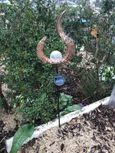 Lamp Decorative-Light Flame-Effect Landscape Solar Sun-Moon Waterproof LED