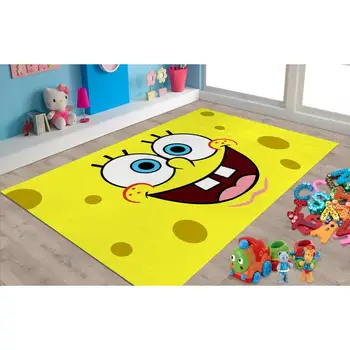 

Spongebob 1 Patterned Carpet ,Non Slip Floor Carpet,Teen's Carpet,Turkish Rug