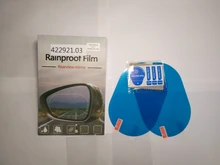 Película antiniebla para espejo lateral de coche, 2 uds., para espejo retrovisor de puerta, antideslumbrante, impermeable, transparente, envío gratis