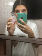 MAANGE-rizador de pestañas profesional para mujer, herramientas de belleza, estilo de la naturaleza, rizador de pestañas con mango, color aleatorio, 1 ud.