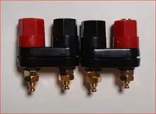 Plug-Jack Connector Terminals Banana-Plugs Binding-Post Couple Black Red Top-Selling
