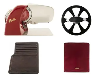 

Berkel Home Line 200 + Cutting Thermo-Treated Ash + Slicer Red and Disc Remove Blade