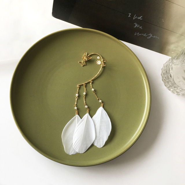 Shiny Zircon Butterfly Earcuff For Women Without Piercing Earrings 2022 Fashion Ear Clip Earrings Bride Wedding Jewelry