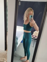 Las mujeres de Yoga Fitness conjunto gimnasio sin costuras de Bras + polainas + Camisetas fitness deportes ropa de entrenamiento, carrera, Yoga traje de ropa deportiva