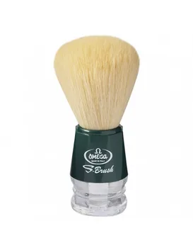 

Omega Synthetic Fiber Green Handle Shaving Brush S10018