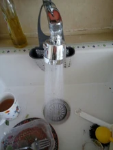 Kitchen Faucet Nozzle Sprayer Shower WATER-ROTATABLE-FILTER Splash-Proof Tap Stainless-Steel