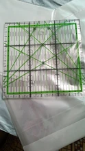 15*15 cm transparente acolchado de regla de Patchwork arte herramienta de corte a medida de DIY de coser de medición estacionaria