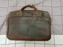 Men Bag Computer-Bag Doctor Male Briefcase Cowhide Lawyer MAHEU PC