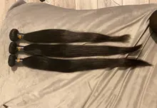 BAISI Hair de cabello humano peruano sin procesar, pelo virgen sin procesar, 3 mechones 100%