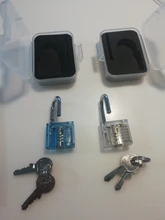 Hasps Padlock Skill Pick Furniture Hardware Training Practice-View Mini Cutaway NAIERDI