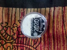 Monedas de calaveras conmemorativas para eventos, insignia de arte de la moneda conmemorativa, he superado 2020 monedas para amigos, familiares regalos creativos, 2020