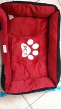 Pet-Bed Puppy Kennel Large Dog Waterproof House Cat-Litter Paw-Print for Four-Seasons
