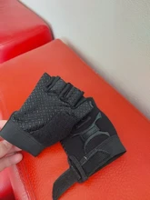 Guantes deportivos con soporte de muñeca para niños, para entrenamiento, bicicleta, medio dedo