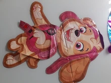 Figuras de acción de la Patrulla Canina, Set de juguetes de cumpleaños de Chase Marshall Sky Rubble, figura de globos de látex, decoración de fiesta, regalo