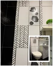 Stick Wallpaper Self-Adhesive Bedroom Vinyl Home-Decor Black White Modern-Stripe Peel