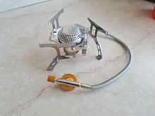 Estufa de gas para exteriores, calefacción electrónica plegable para acampar, senderismo, 3000W