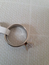 Diamon-Anillo de boda de oro romántico para parejas, sortija de boda de compromiso de 8MM, cristal pulido Simple