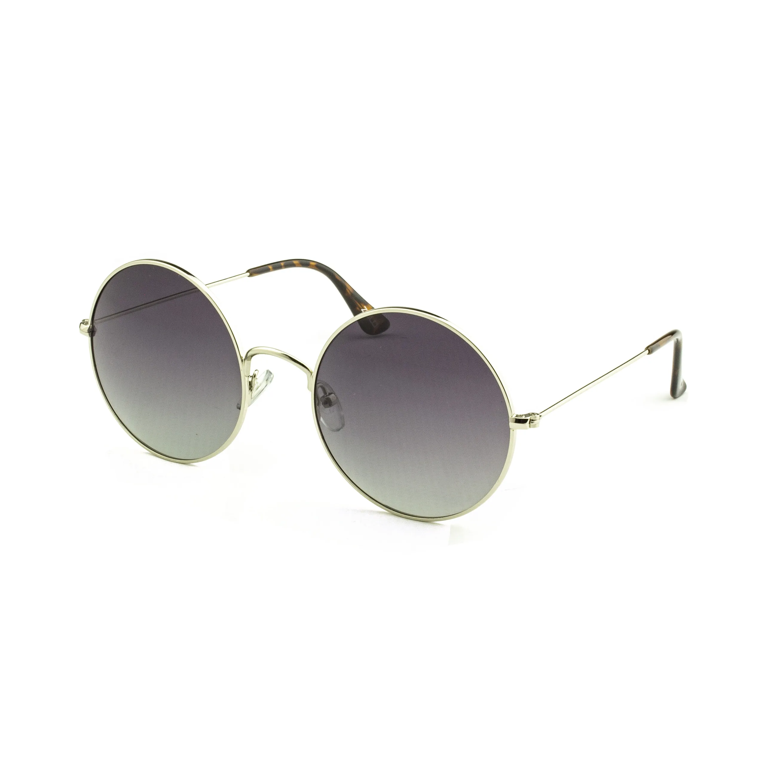 Zolo eyewear 17008 c1 серебряные/копченые большие круглые поляризованные солнцезащитные очки - Цвет линз: Раскатом серых тонов