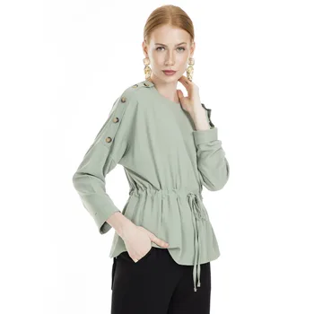 

Via Dante Articulated Shirred Bluz WOMEN BLOUSE 52619681VD