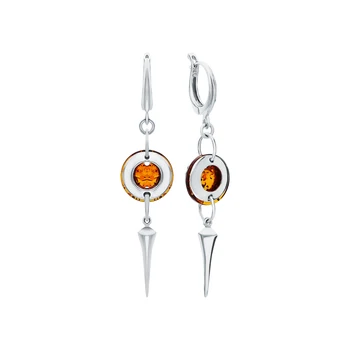 

Silver earrings SUNLIGHT