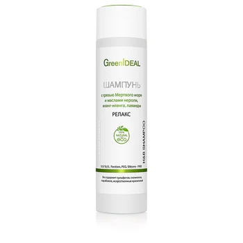

Shampoo Relax "with dirt Dead Sea minerals and oils neroli, ylang иланга, Lavender (natural, бессульфатный)