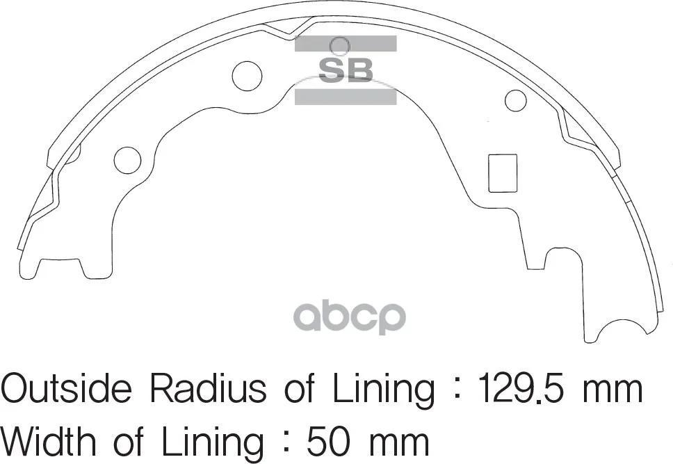 Колодки Тормозные Барабанные Sangsin Brake Sa044 Sangsin brake арт. SA044